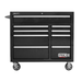 Dark Slate Gray Homak 41” Pro II Series 9 Drawer Roller Cabinet