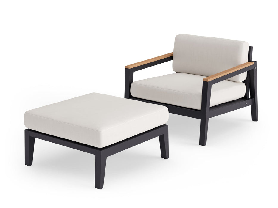 NewAge | Rhodes Chat Chair with Ottoman