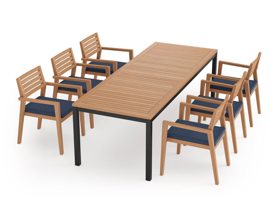 NewAge Rhodes 6 Seater Dining Set with 96 in. Table