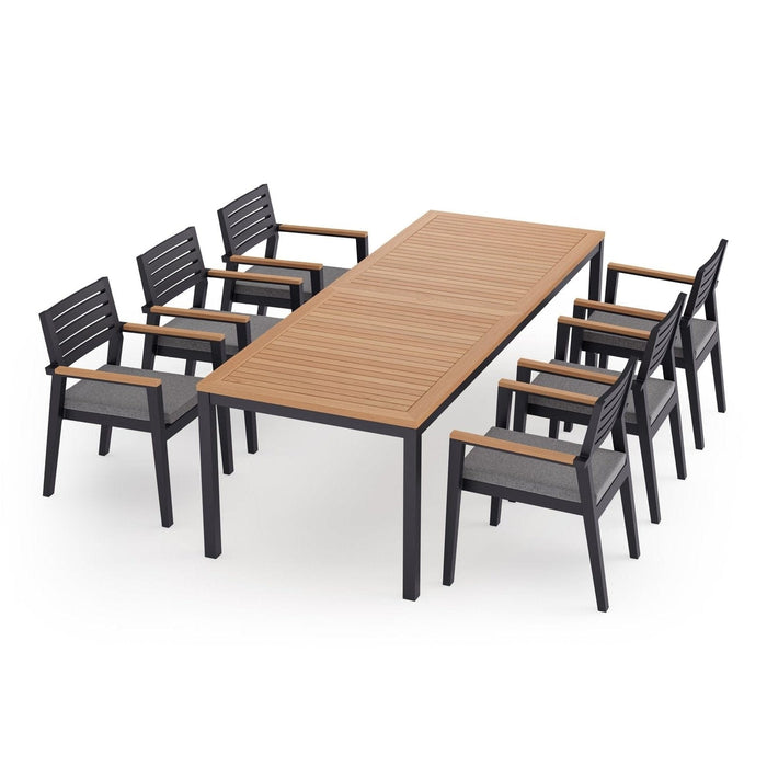 NewAge Rhodes 6 Seater Dining Set with 96 in. Table