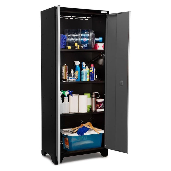 NewAge | Bold Series 12 Piece Cabinet Set With Project Center, Tool Drawer, Base, Wall Cabinets and Locker