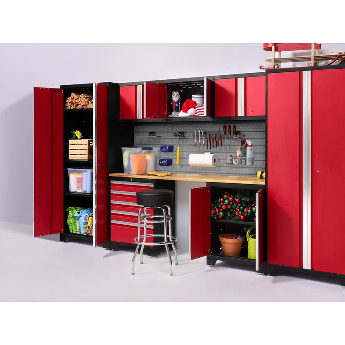 NewAge Pro Series 6 Piece Cabinet Set With Wall, Base Cabinets and Lockers