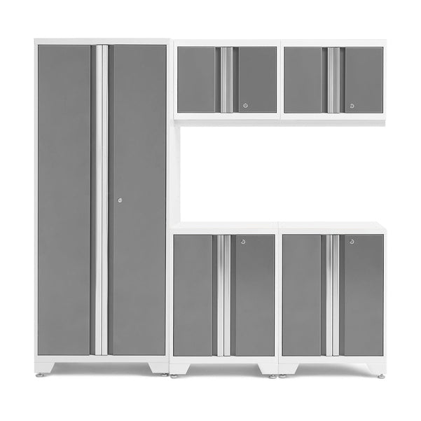 NewAge Bold Series 5 Piece Cabinet Set With Base, Wall Cabinets and 30 in. Locker-