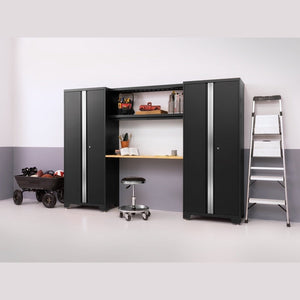 NewAge Bold Series 7 Piece Cabinet Set With Base, Wall Cabinets and 30 in. Lockers-