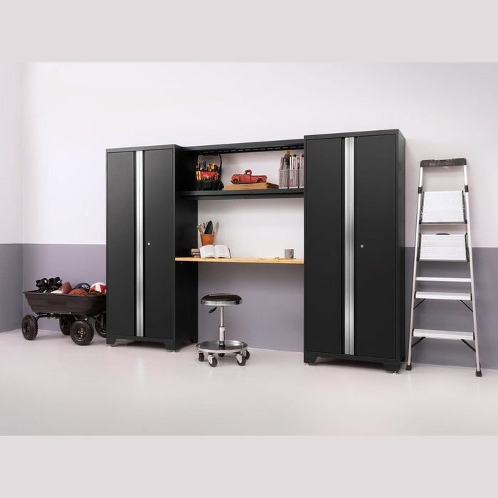 NewAge Bold Series 7 Piece Cabinet Set With Base, Wall Cabinets and 30 in. Lockers-