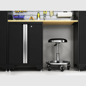 NewAge Bold Series 7 Piece Cabinet Set With Base, Wall Cabinets and 30 in. Lockers-