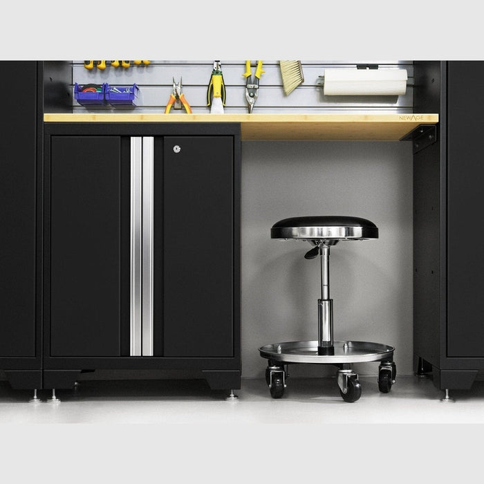 NewAge Bold Series 7 Piece Cabinet Set With Base, Wall Cabinets and 30 in. Lockers-