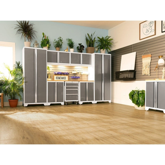 NewAge Bold Series 7 Piece Cabinet Set With Base, Wall Cabinets and 30 in. Lockers-