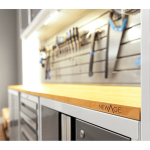 NewAge Bold Series 7 Piece Cabinet Set With Base, Wall Cabinets and 30 in. Lockers-