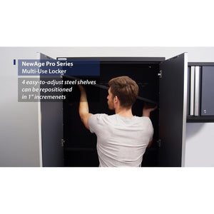 NewAge Pro Series 36 In. Multi-Use Locker - adjustable shelves