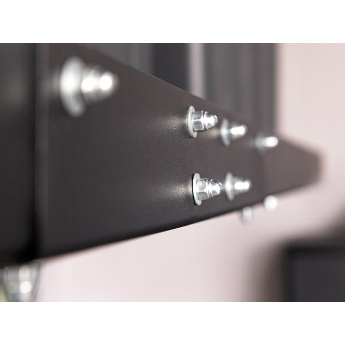 NewAge Pro Series 4 ft. x 8 ft. and 2 ft. x 8 ft. Wall Mounted Steel Shelf Set-