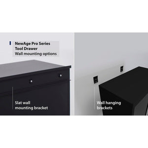 NewAge Pro Series 5-drawer Tool Cabinet- wall mounting options