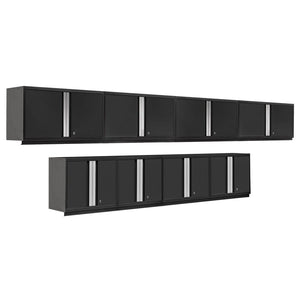 NewAge Pro Series 8 Piece Cabinet Set With 28 in. and 42 in. Wall Cabinets