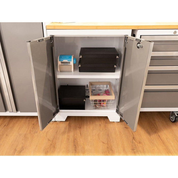 NewAge Bold Series 7 Piece Cabinet Set With Base, Wall Cabinets and 30 in. Lockers-