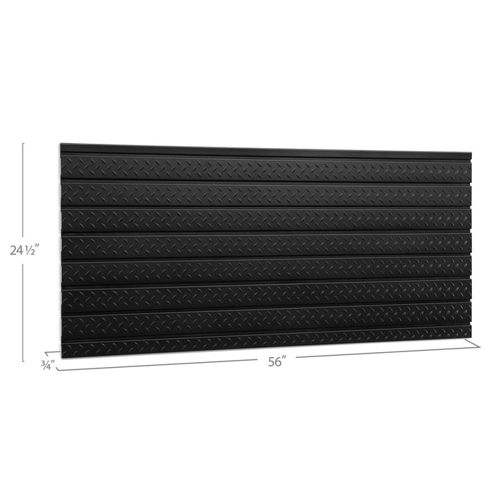 NewAge Pro Series Diamond Plate Slatwall Backsplash